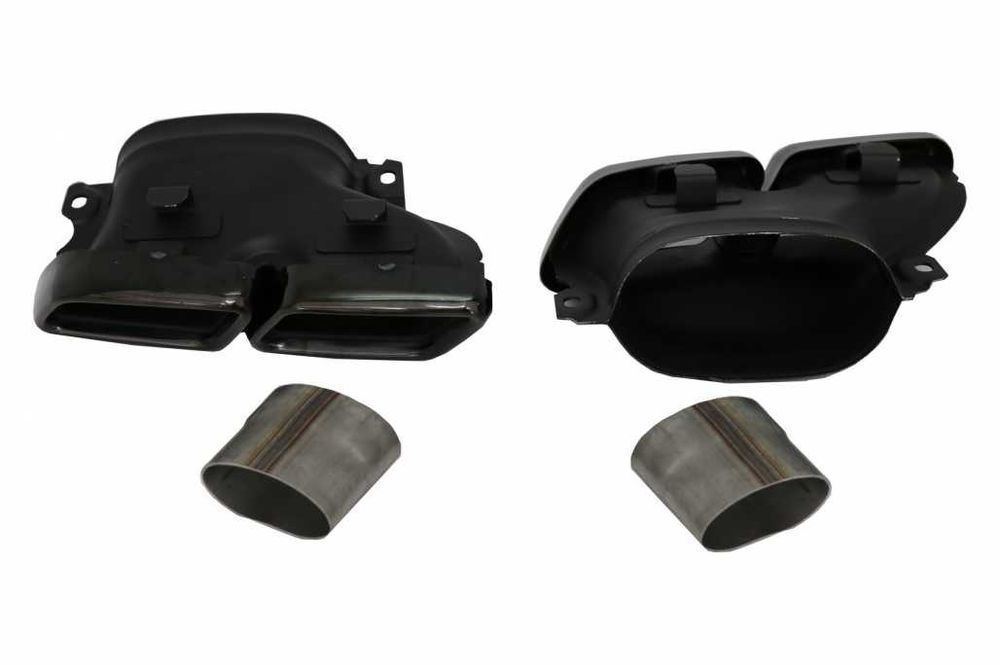 Difuzor Bara Spate cu tobe Mercedes GLE W166 SUV Sport Line Night Pack