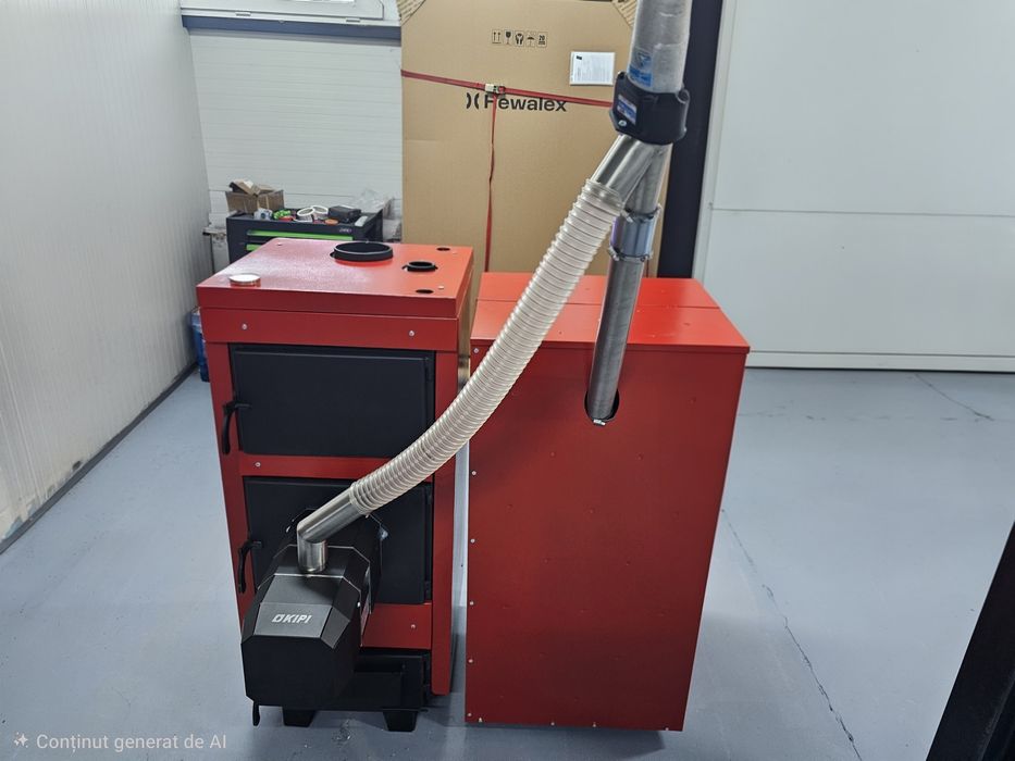 Centrala pe lemne cu otel de 6 mm