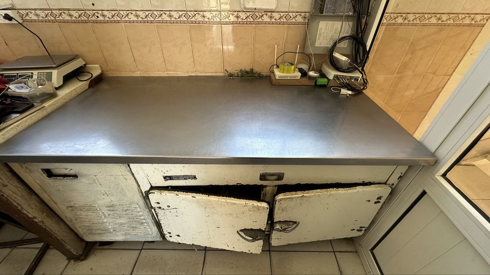 Professional sovutgichli ish stoli (Inox)