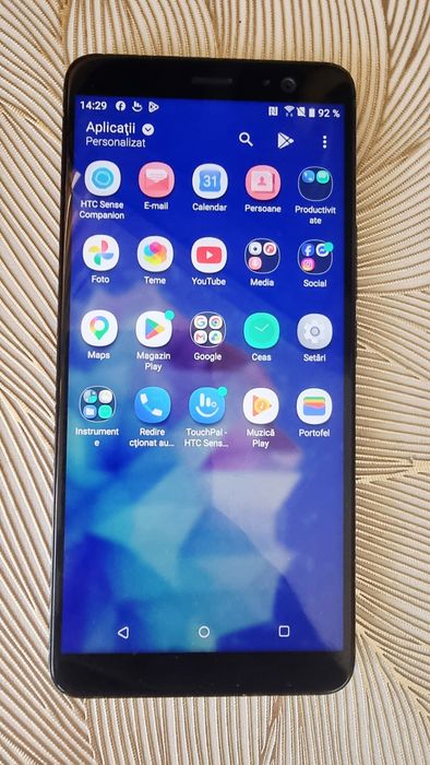 HTC   U11 plus , mufa C  ,culoare Black  ,cadouri