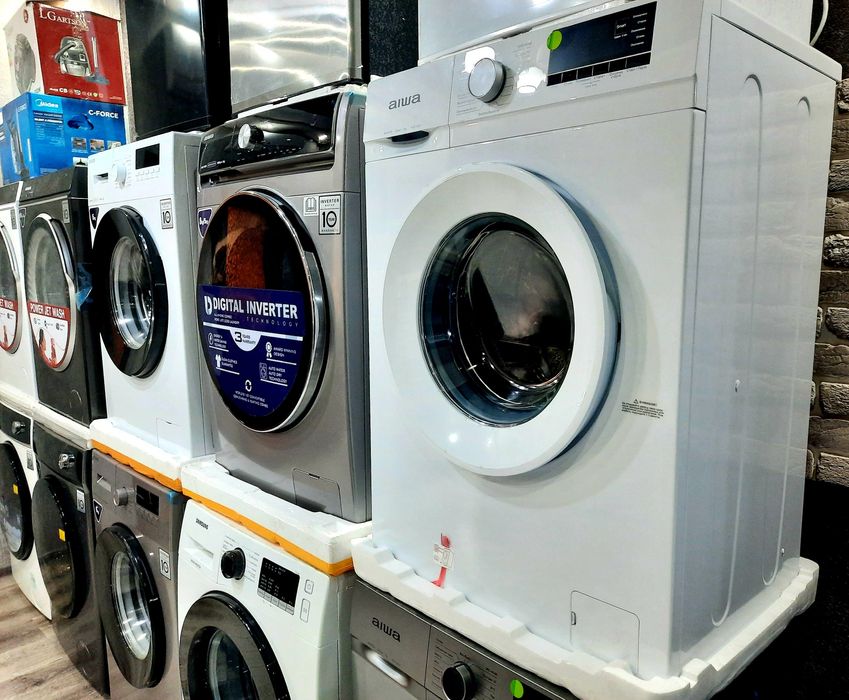 Стиральная машина Aiwa 7kg автомат invertor,пар,кир мошина 20л гарант