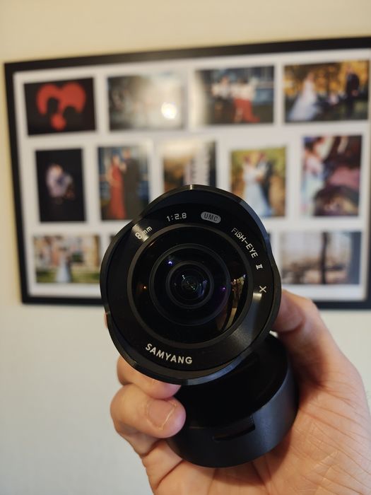 Obiectiv fish eye  Samyang 8mm f 2.8  Fuji x