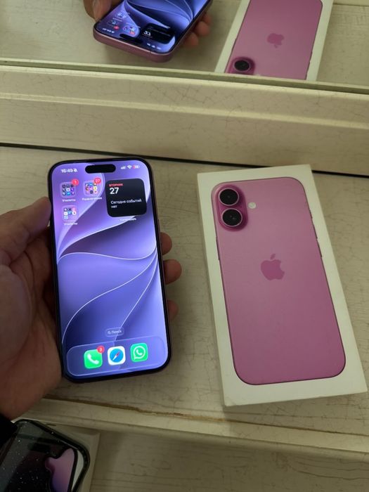 iPhone 16 в отличном состоянии