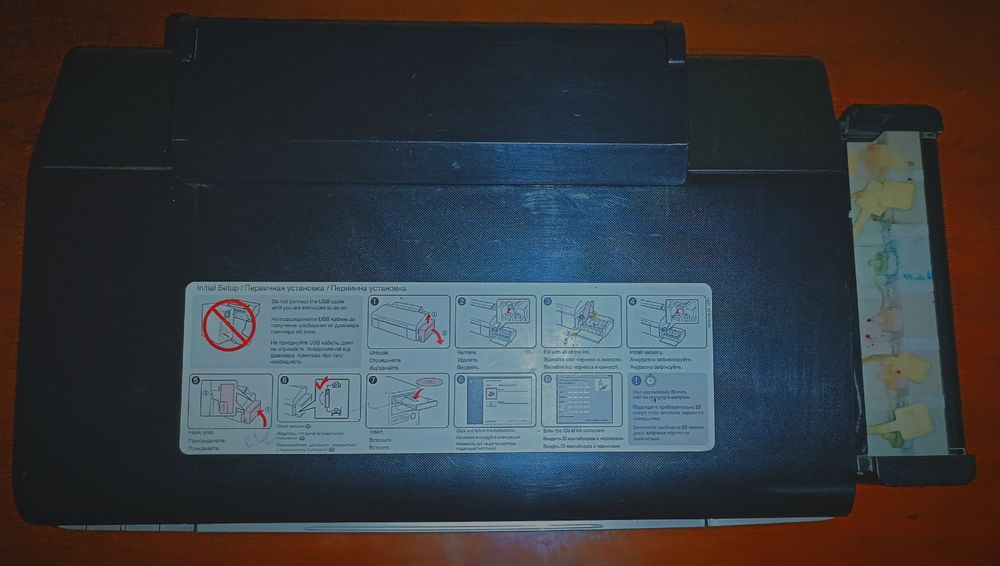 Цветной принтер EPSON L800