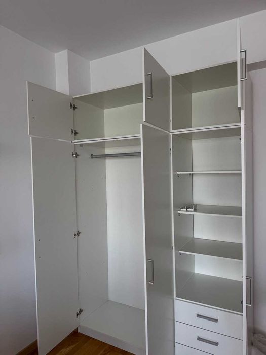 Dulap spatios JYSK FANDRUP (jos+sus), alb