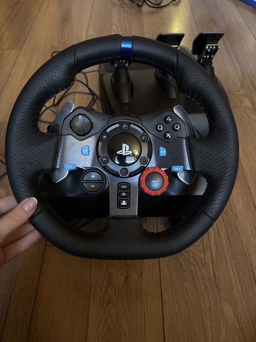 Logitech G29 Driving Force + педали, PS5/PS4/PC