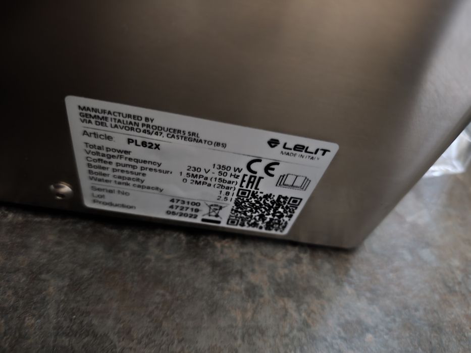 Lelit MaraX PL62X – професионална еспресо машина с E61 група