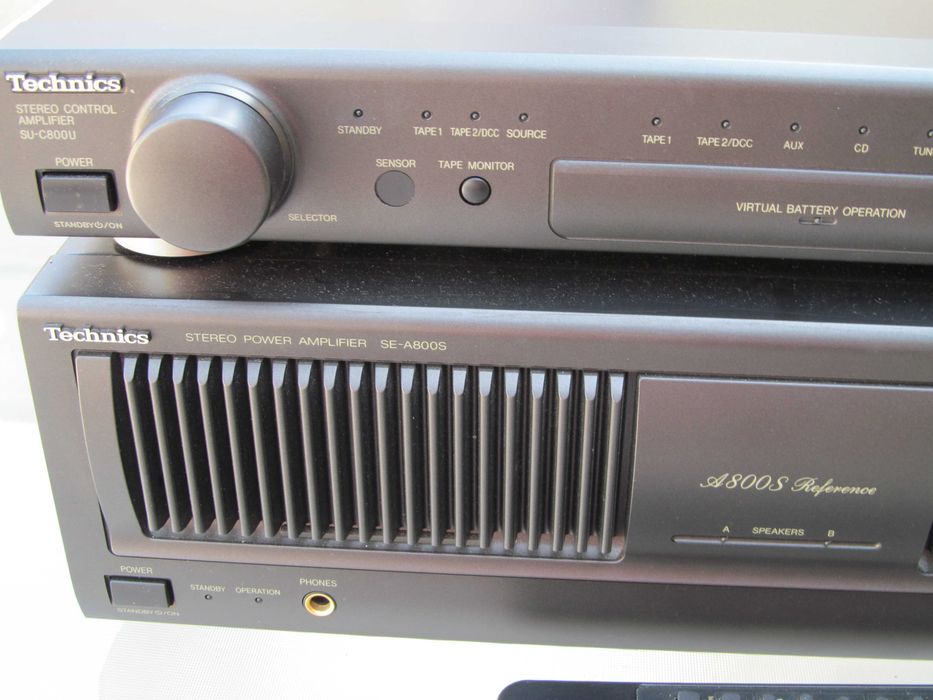 Technics SE-A800S si SU-C800U cu telecomanda