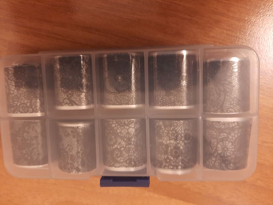 Фолио за нокти дантела 10 броя в кутия
