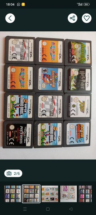 Vand mario si altele ds