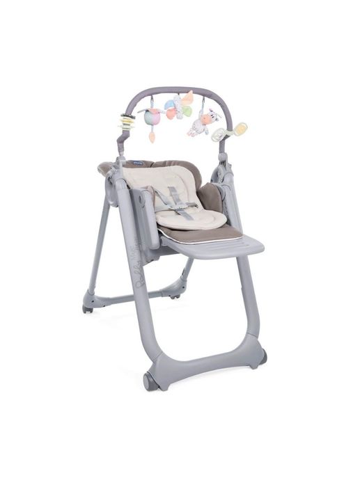 Столче за хранене Chicco Polly Magic Relax, Cocoa, От раждането, Сив