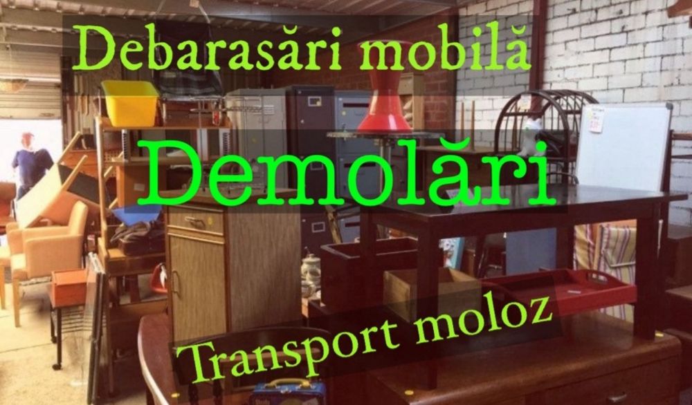 Debarasari /program 24/7 non-stop   evacuare  moloz mobilă