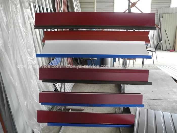 Доборные фасонные элементы для фасада и сэндвич панелей