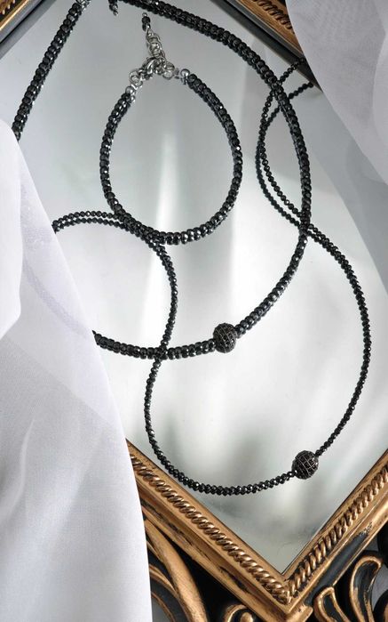 Сет от черни циркони