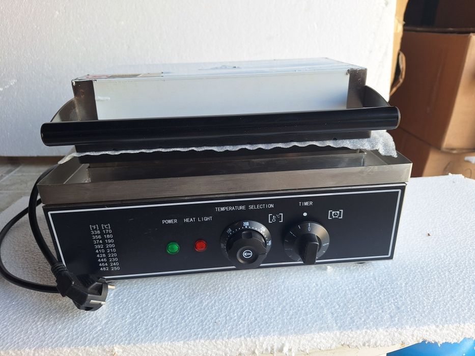 Хот дог  гофретник на клечка професионална машина- Нова