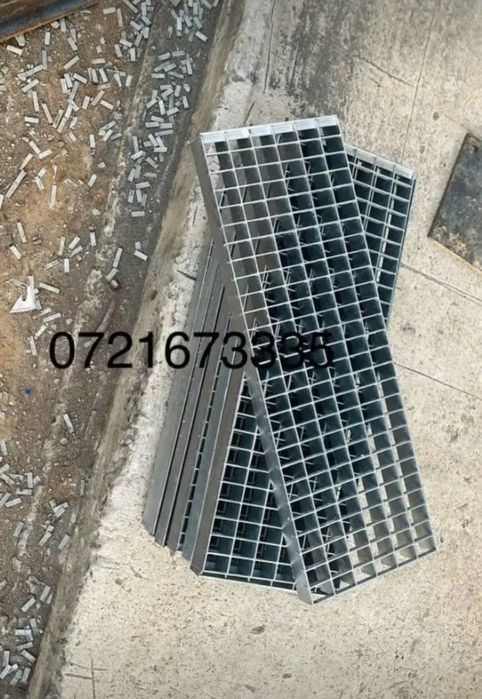 Trepte  zincate  galvanizat  pentru  scări  de  exterior