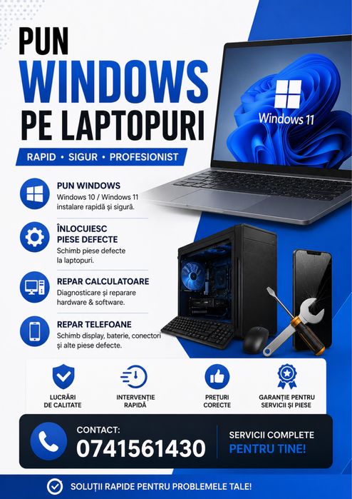 Service IT – Laptopuri, Calculatoare & Telefoane