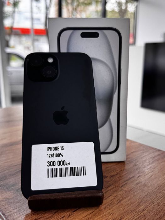 Айфон15•128гб/100%қара