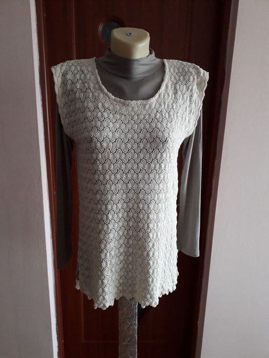 Tunica kimono din dantelă