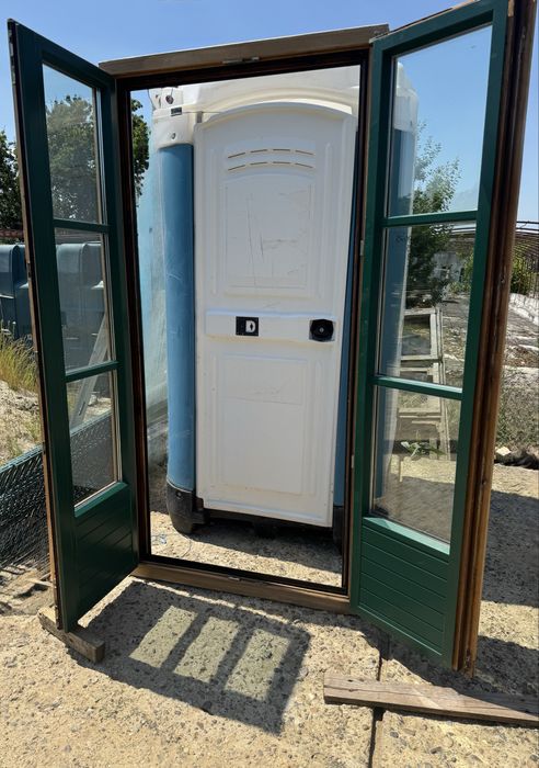 USA TERASA LEMN aluminiu tripan balcon H 215 x L 108 Garantie 2 buc