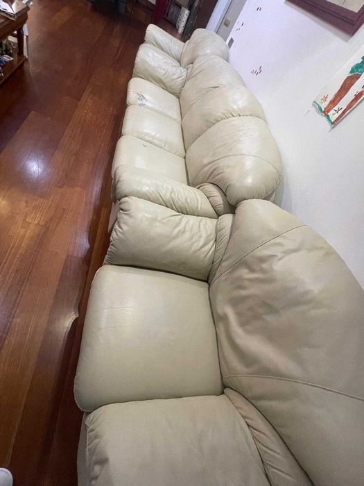 set canapea + 2 fotolii piele naturala Mobexpert Bucuresti sector 1