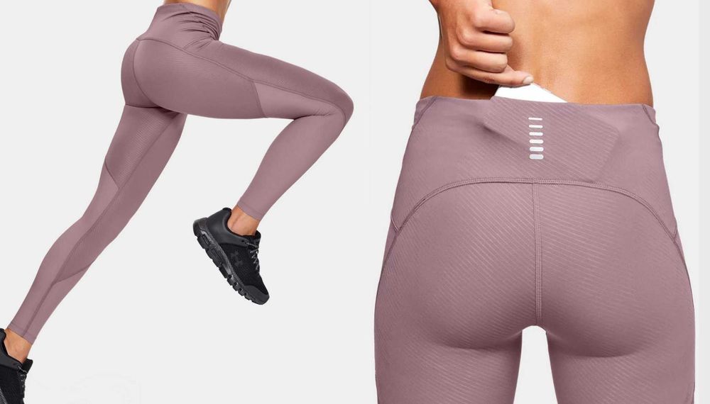 NOU! Pantaloni colanti alergare fitness UNDER ARMOUR Fly Fast