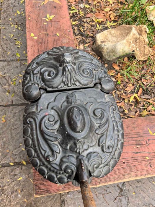 Античен бароков мангал, печка, чугун