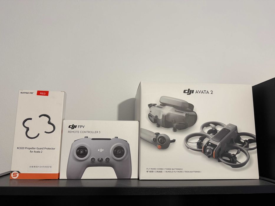DJI Avata 2 Fly More Combo (3 baterii) + RC 3 + protectie silicon
