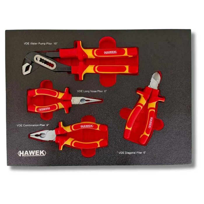 Професионален шкаф с инструменти с 12 чекмеджета - 11 пълни HAWEK