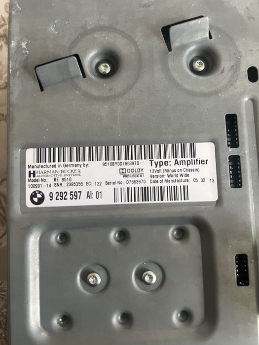 Amplificator/Statie Harman Kardon Bmw F30 F34 F32 F33 F15 F10 F01 F06