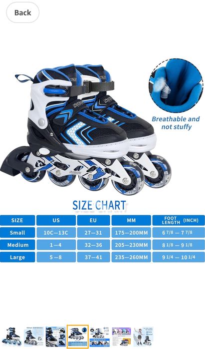 Чисто. Нови ролери размер 27-31