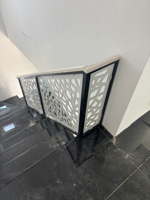 Balustrade Personalizate din BOND-ALUMINIU desing modern prelucrat CNC