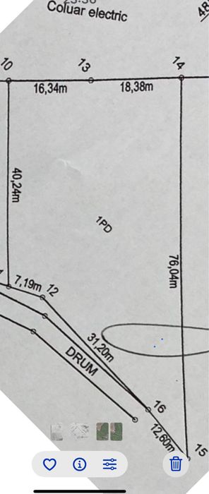 1919 mp teren extravilan -pădure- Găvana Pitești