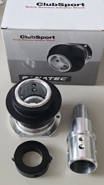 Vand Fanatec Clubsport QR1 wheel+base side +