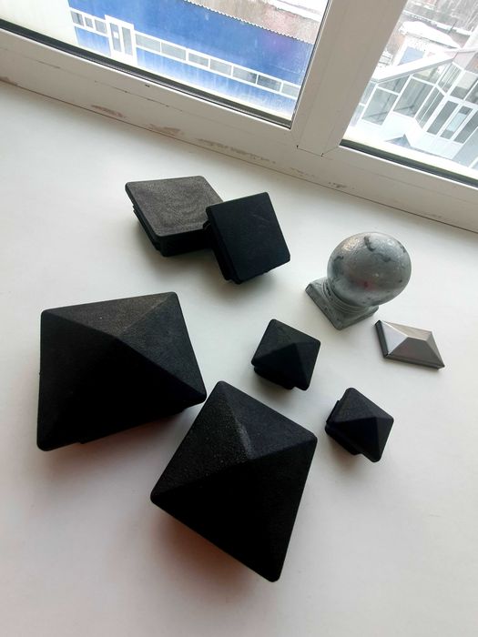 Профтруба, вгп труба, круглая, заглушка для профтрубы