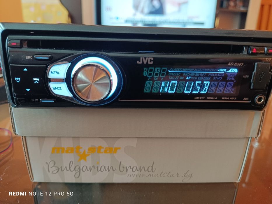 Jvc kd-r501 автомобилен сд плеър cd player