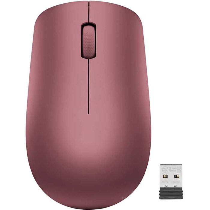 Mouse Wireless LENOVO 530, 1200 Dpi, Crem, Rosu, Garantie Nou Sigilat