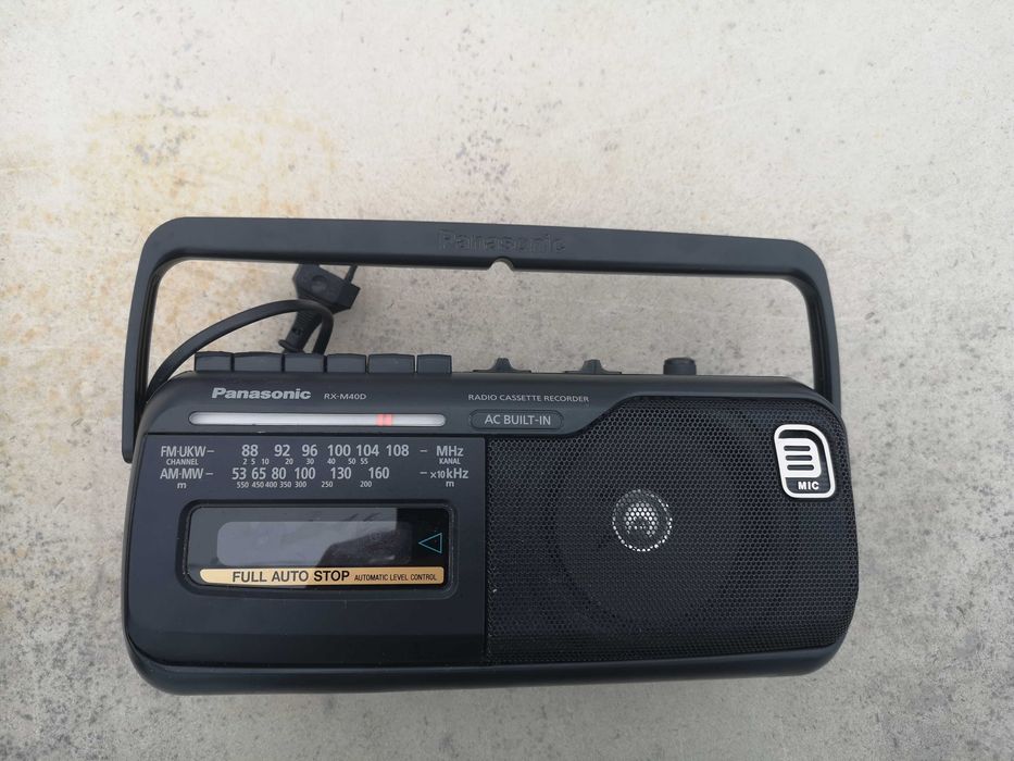 Radio-casetofon Panasonic RX-M40DE-K, radio panasonic