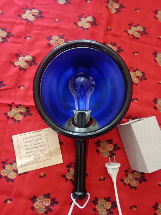 Синяя ( Кук ) лампа СССР 550 тыс . НОВАЯ 100 Вт