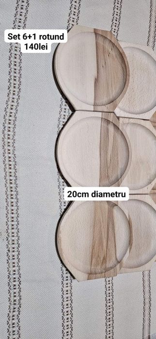 Set tava și farfurii 6+1