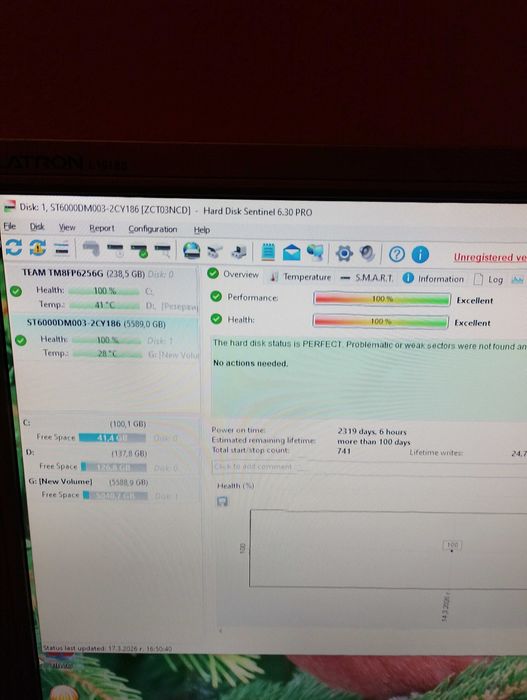 Хард дискове от един терабайт до шест терабайта