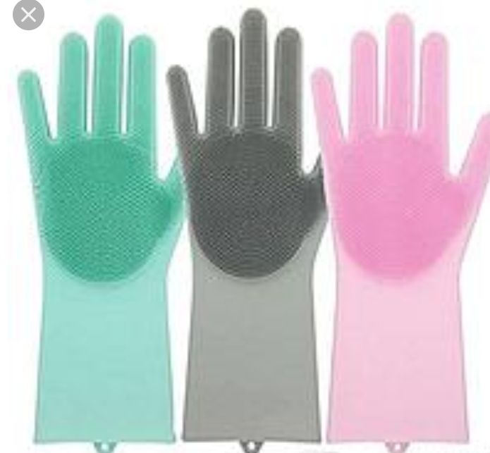 Перчатки щетка универсальные