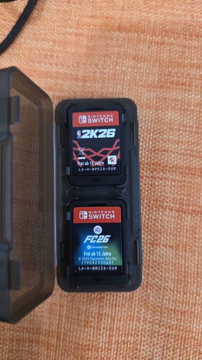Nintendo Switch v2 Gray 512gb card FC26 Mario NBA2k26 Minecraft