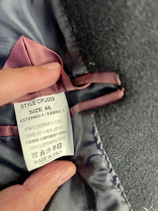 Palton barbatesc Bigotti