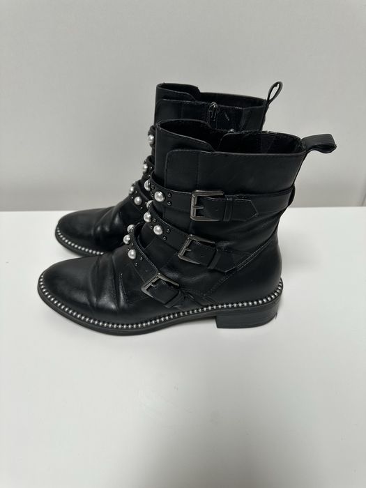 Ghete Tamaris 39 piele naturala