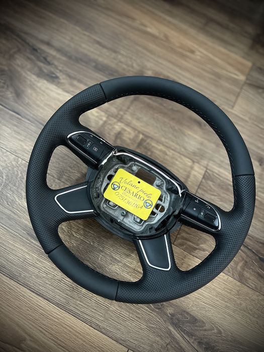 Volan piele naturală Nappa Audi A4 A6 A7 C7 Q3 4G A8 4H Q5 2010-2018