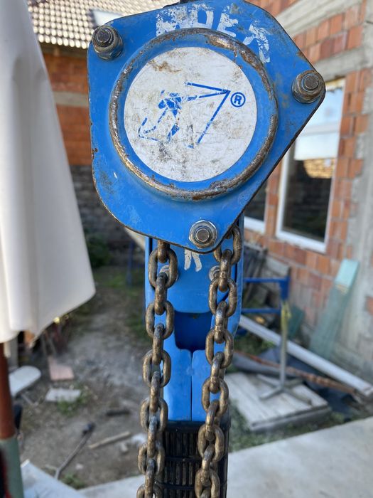 Palan manual, scripete cu lant 500 kg