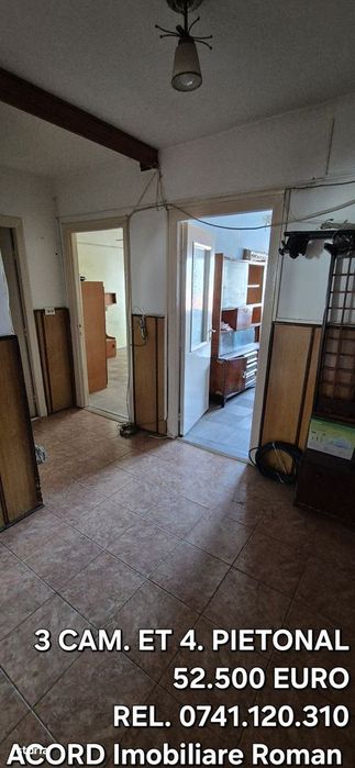 3 camere , pietonal Ștefan cel Mare