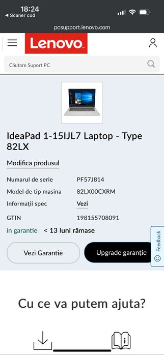 Laptop Lenovo în stare foarte buna