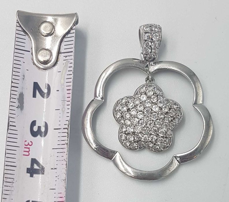 Superb pandantiv vintage din argint designer Norvegia